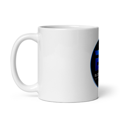 BlockMob AI 11 oz White Glossy Mug — view 2