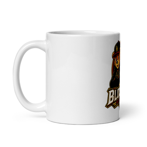 BlockMob Worldwide 11 oz White Glossy Mug — view 2