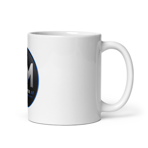 BlockMob AI 11 oz White Glossy Mug — view 1